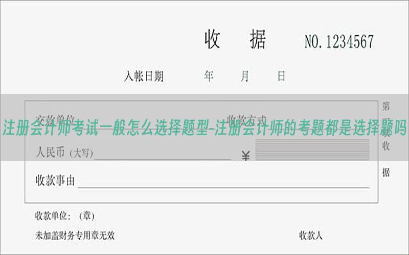 注册会计师考试一般怎么选择题型-注册会计师的考题都是选择题吗