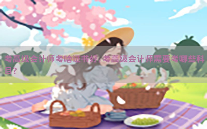 考高级会计师考啥证书好，考高级会计师需要考哪些科目?