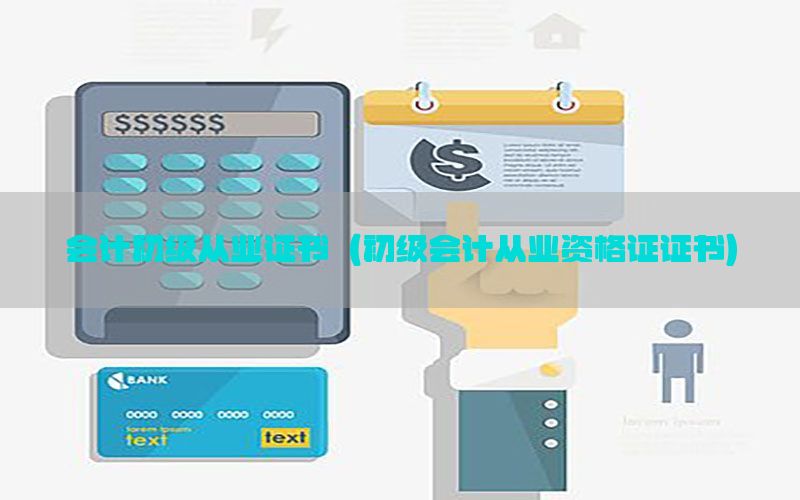 会计初级从业证书（初级会计从业资格证证书）