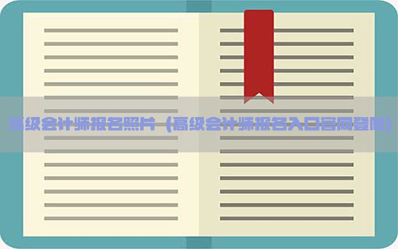 高级会计师报名照片（高级会计师报名入口官网登陆）