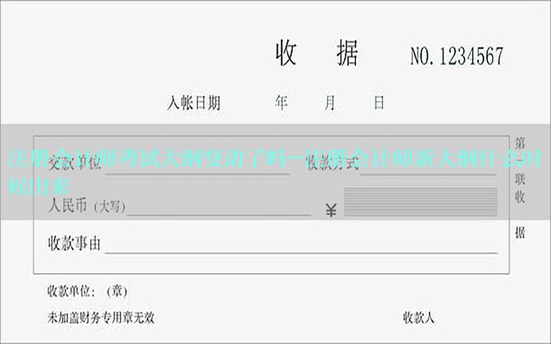 注册会计师考试大纲变动了吗-注册会计师新大纲什么时候出来