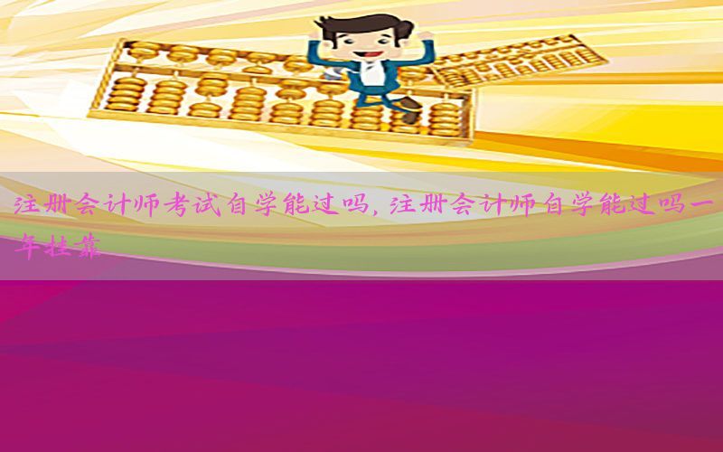 注册会计师考试自学能过吗，注册会计师自学能过吗一年挂靠