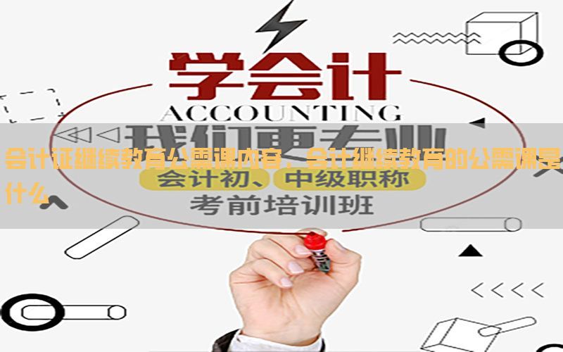 会计证继续教育公需课内容，会计继续教育的公需课是什么