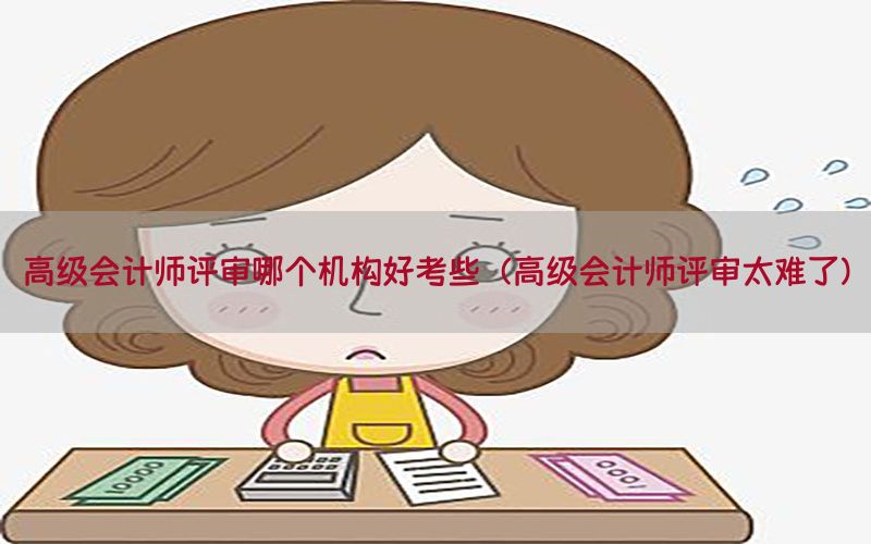 高级会计师评审哪个机构好考些（高级会计师评审太难了）