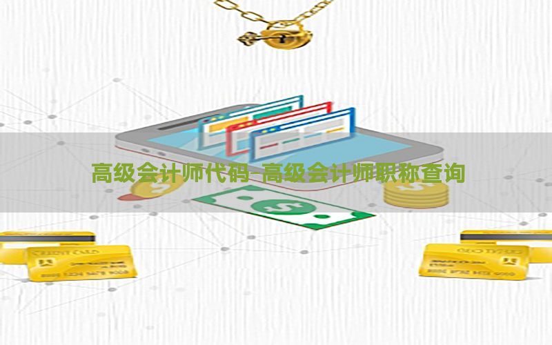高级会计师代码-高级会计师职称查询