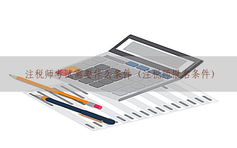 注税师考试需要什么条件（注税师报名条件）