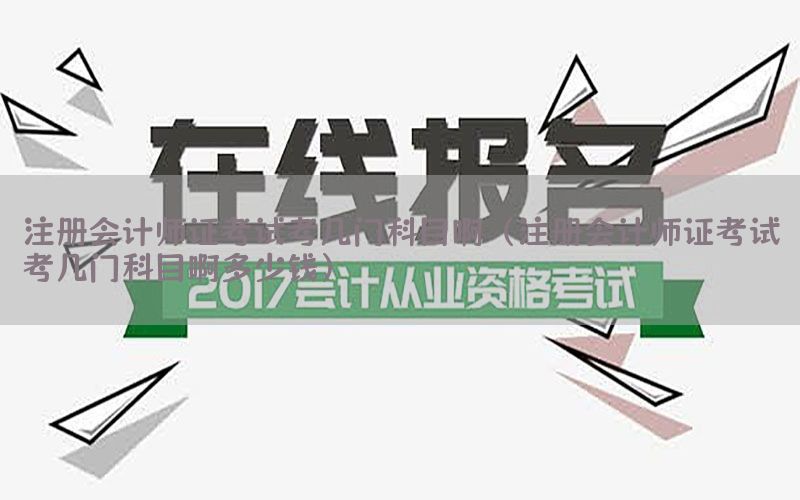 注册会计师证考试考几门科目啊（注册会计师证考试考几门科目啊多少钱）
