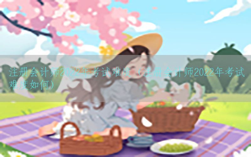 注册会计师2022年考试难度（注册会计师2022年考试难度如何）