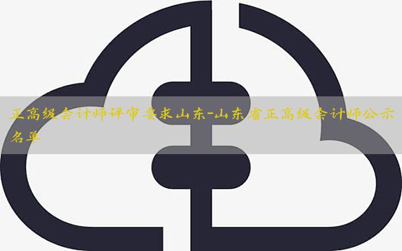 正高级会计师评审要求山东-山东省正高级会计师公示名单