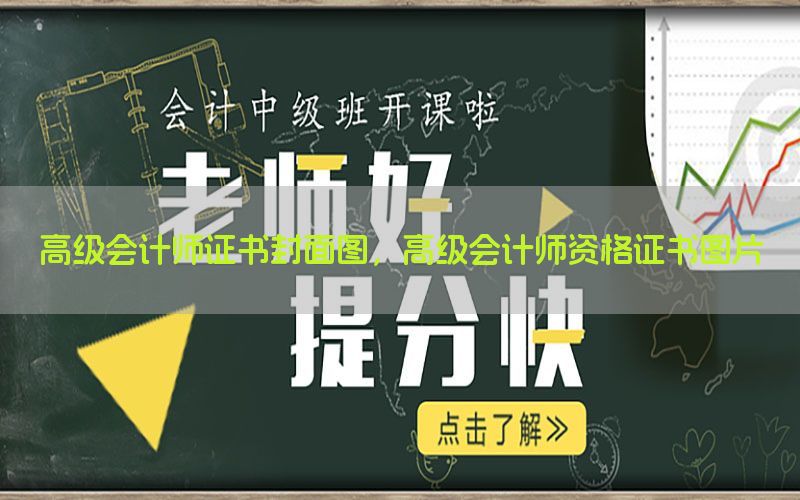 高级会计师证书封面图，高级会计师资格证书图片