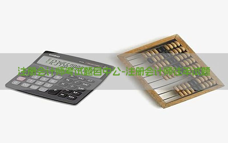 注册会计师考试题目中公-注册会计师往年试题