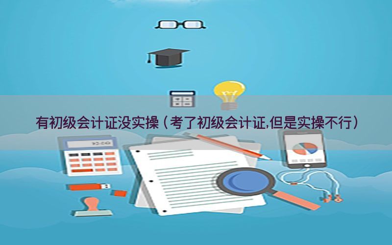 有初级会计证没实操（考了初级会计证,但是实操不行）