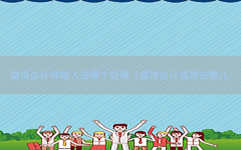 高级会计师输入法哪个好用（高级会计高级在哪儿）