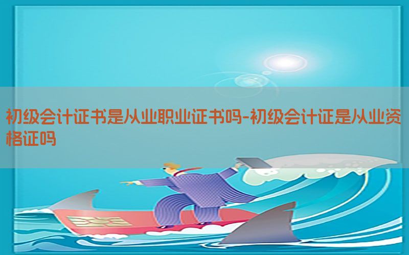 初级会计证书是从业职业证书吗-初级会计证是从业资格证吗