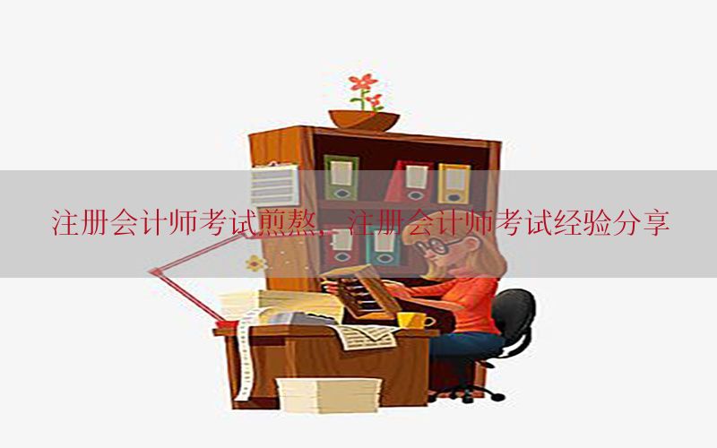 注册会计师考试煎熬，注册会计师考试经验分享