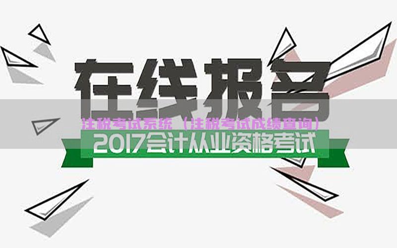 注税考试系统（注税考试成绩查询）