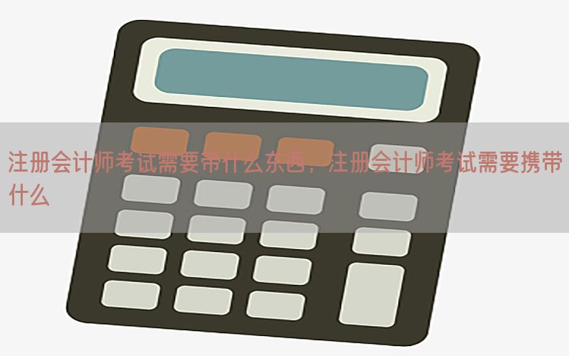 注册会计师考试需要带什么东西，注册会计师考试需要携带什么