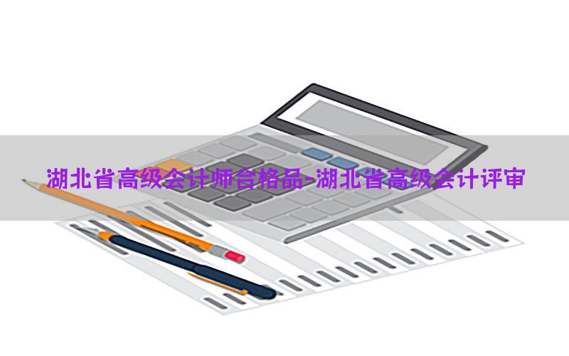 湖北省高级会计师合格品-湖北省高级会计评审
