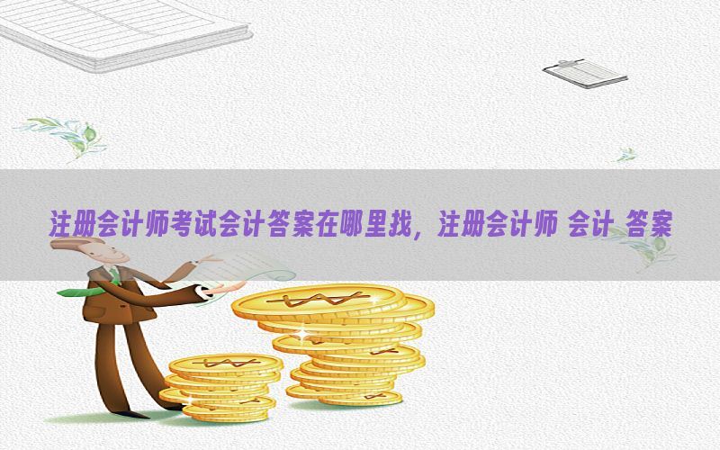 注册会计师考试会计答案在哪里找，注册会计师 会计 答案