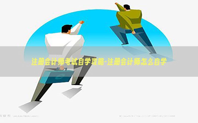 注册会计师考试自学攻略-注册会计师怎么自学