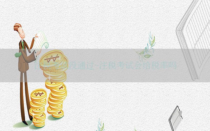 注税考试没通过-注税考试会给税率吗