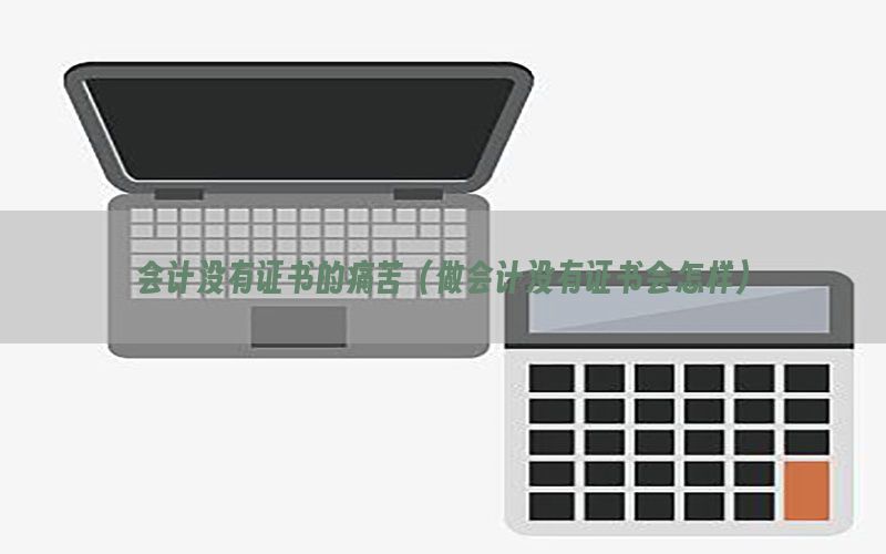 会计没有证书的痛苦（做会计没有证书会怎样）