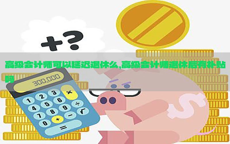 高级会计师可以延迟退休么，高级会计师退休后有补贴吗