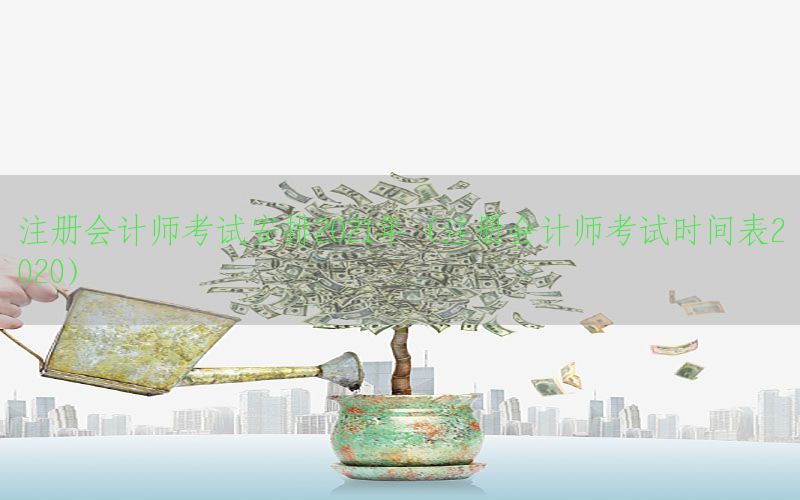 注册会计师考试安排2021年（注册会计师考试时间表2020）