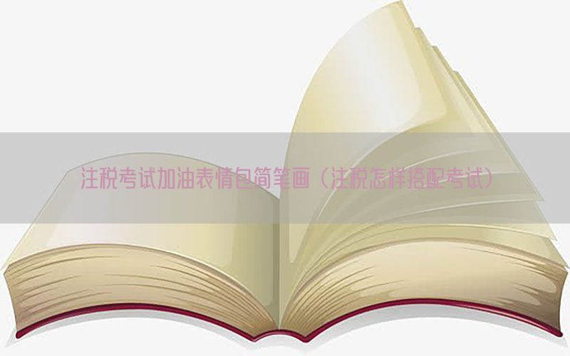注税考试加油表情包简笔画（注税怎样搭配考试）