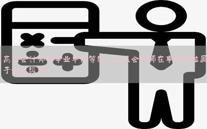 高级会计师在事业单位等级，高级会计师在事业单位属于什么级别