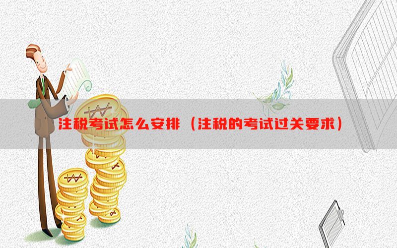 注税考试怎么安排（注税的考试过关要求）