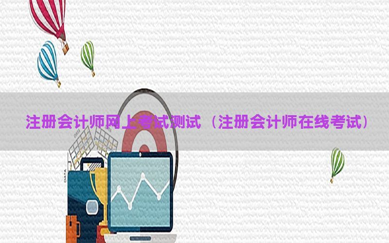 注册会计师网上考试测试（注册会计师在线考试）