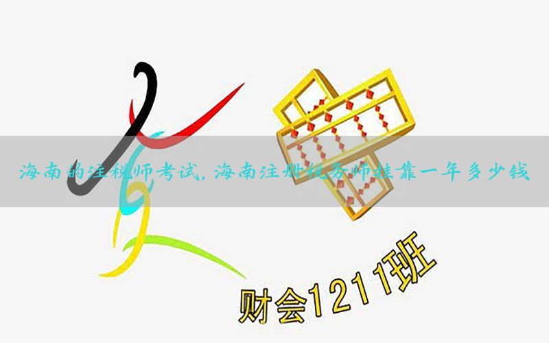海南的注税师考试，海南注册税务师挂靠一年多少钱
