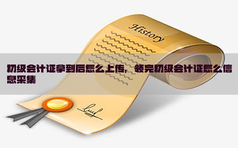 初级会计证拿到后怎么上传，领完初级会计证怎么信息采集