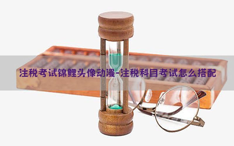 注税考试锦鲤头像动漫-注税科目考试怎么搭配