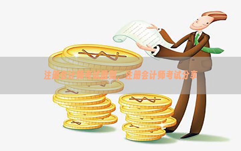 注册会计师考试股则，注册会计师考试分享