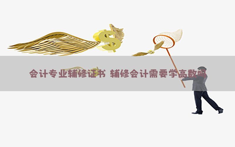 会计专业辅修证书（辅修会计需要学高数吗）
