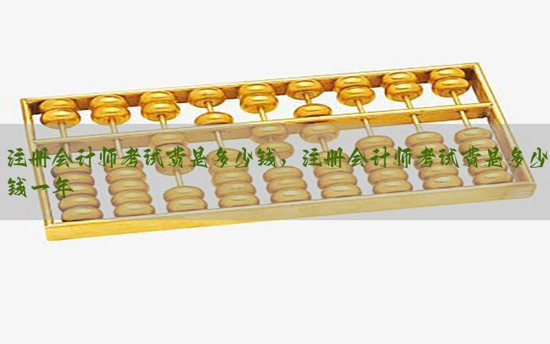 注册会计师考试费是多少钱，注册会计师考试费是多少钱一年