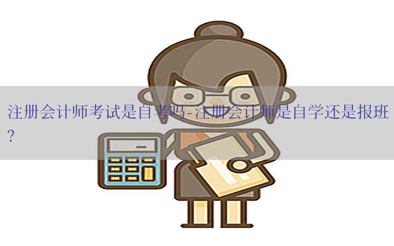 注册会计师考试是自考吗-注册会计师是自学还是报班?