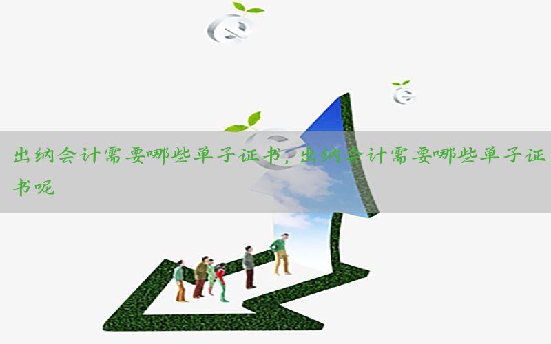 出纳会计需要哪些单子证书，出纳会计需要哪些单子证书呢