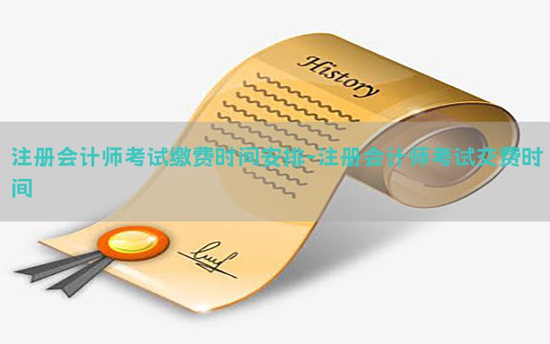 注册会计师考试缴费时间安排-注册会计师考试交费时间