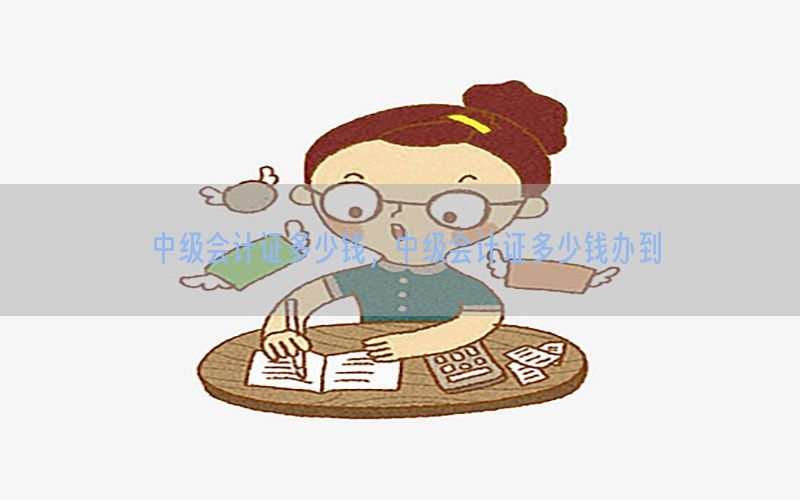 中级会计证多少钱，中级会计证多少钱办到