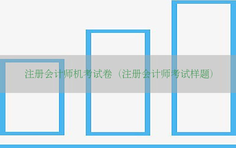 注册会计师机考试卷（注册会计师考试样题）