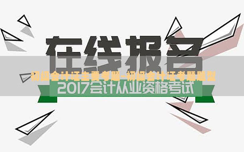 初级会计证主要考题-初级会计证考题题型