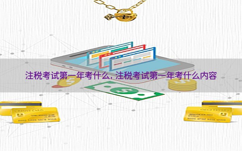 注税考试第一年考什么，注税考试第一年考什么内容