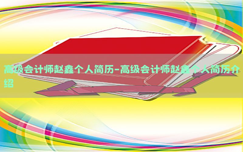 高级会计师赵鑫个人简历-高级会计师赵鑫个人简历介绍