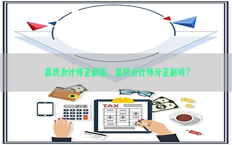 高级会计师正副高，高级会计师分正副吗?