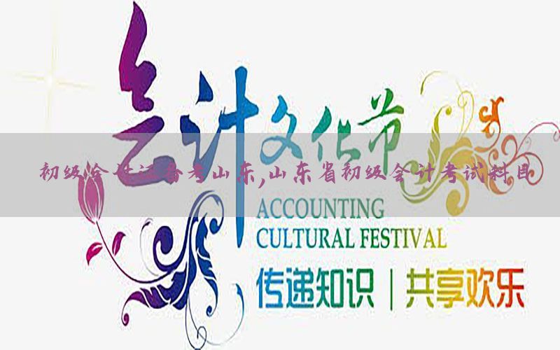 初级会计证备考山东，山东省初级会计考试科目