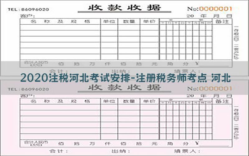 2020注税河北考试安排-注册税务师考点 河北