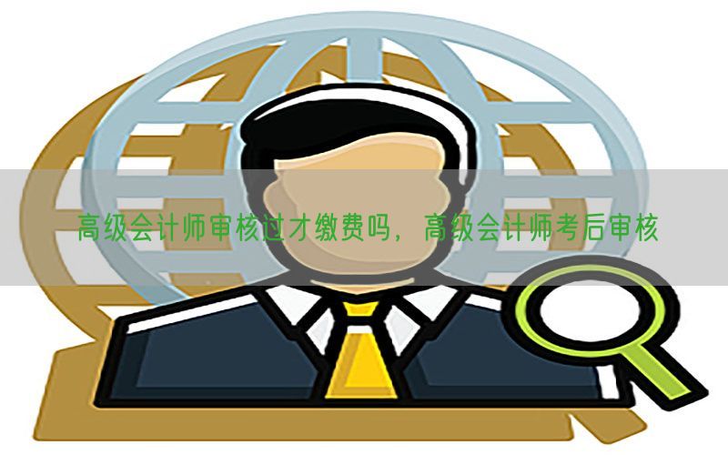 高级会计师审核过才缴费吗，高级会计师考后审核